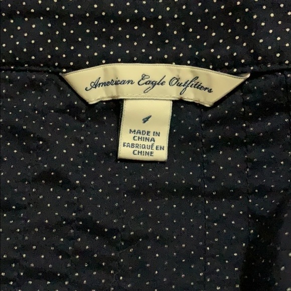 American eagle polka dot button up blouse - Picture 6 of 8